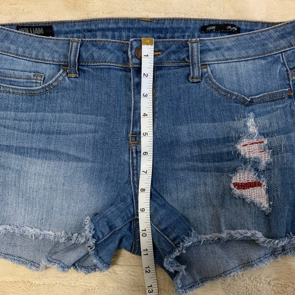 William Rast Distressed Denim Shorts - Picture 8 of 12